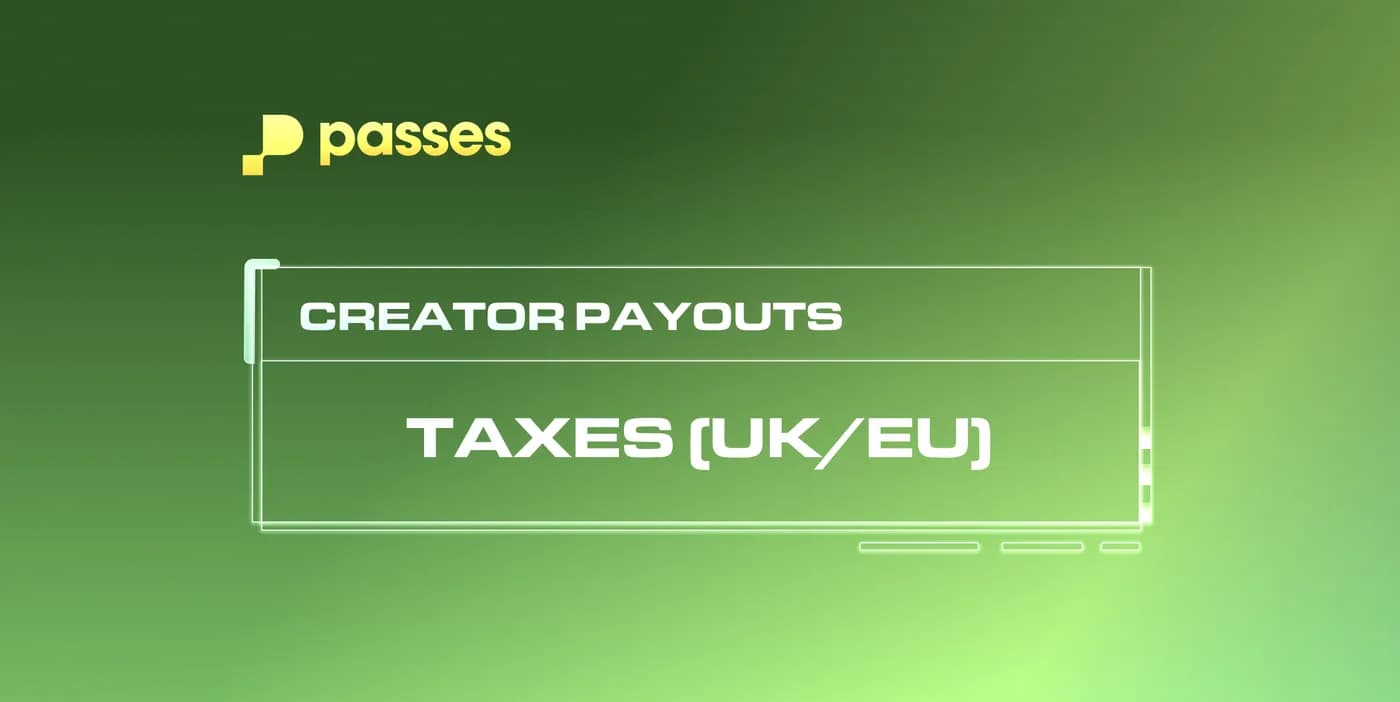 Tax Information for Passes Creators (EU/UK)
