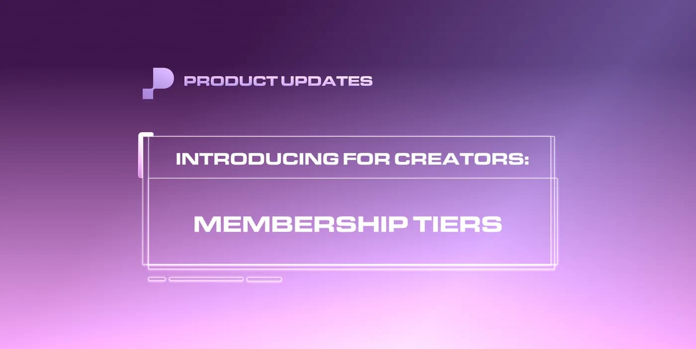 Creating Membership Tiers